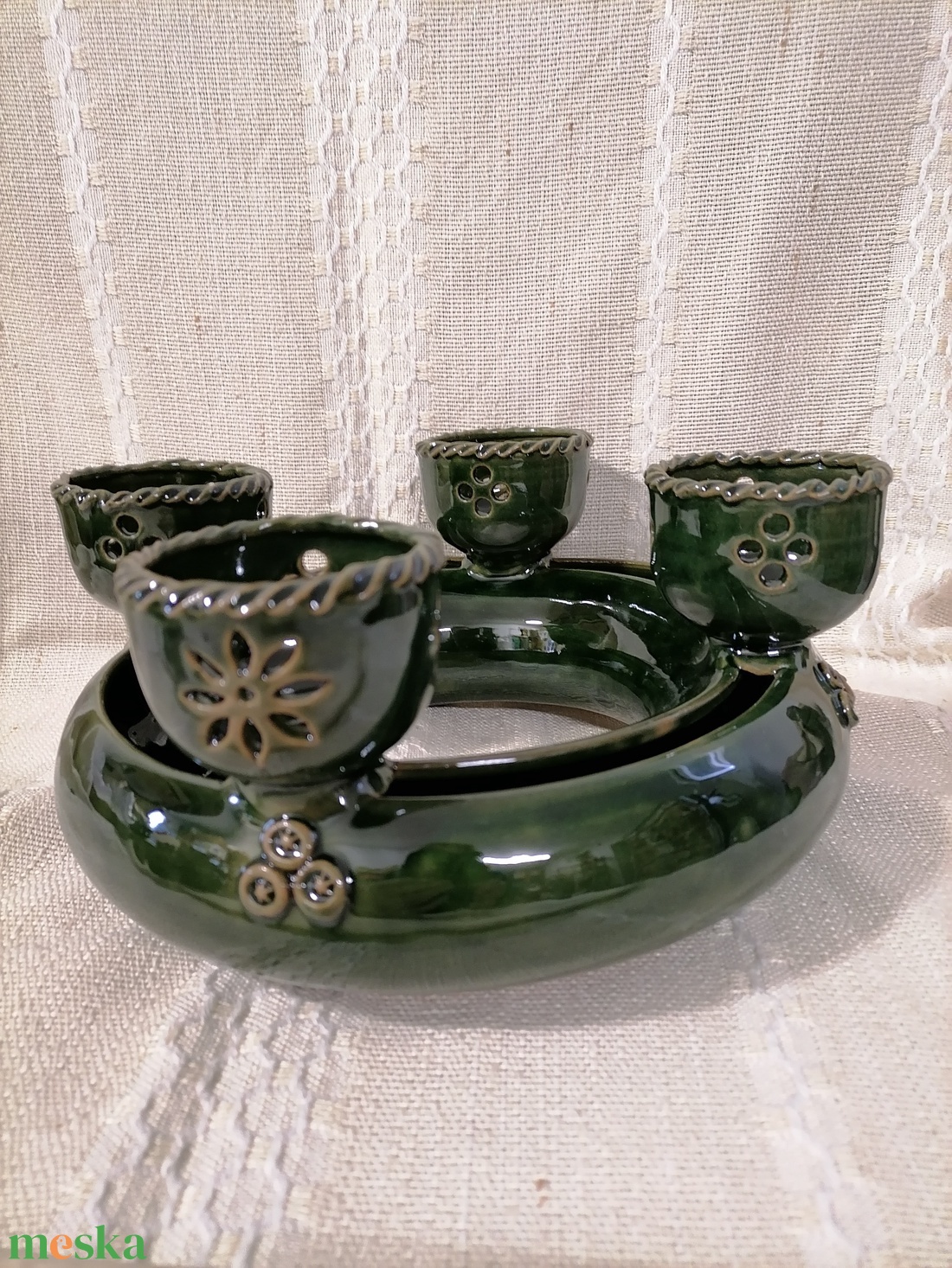  Adventi koszorú 7. - karácsony - adventi díszek - adventi koszorú - Meska.hu