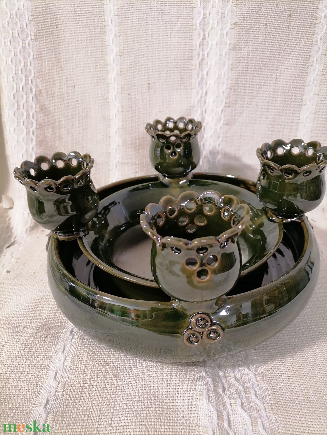  Adventi koszorú 8. - karácsony - adventi díszek - adventi koszorú - Meska.hu