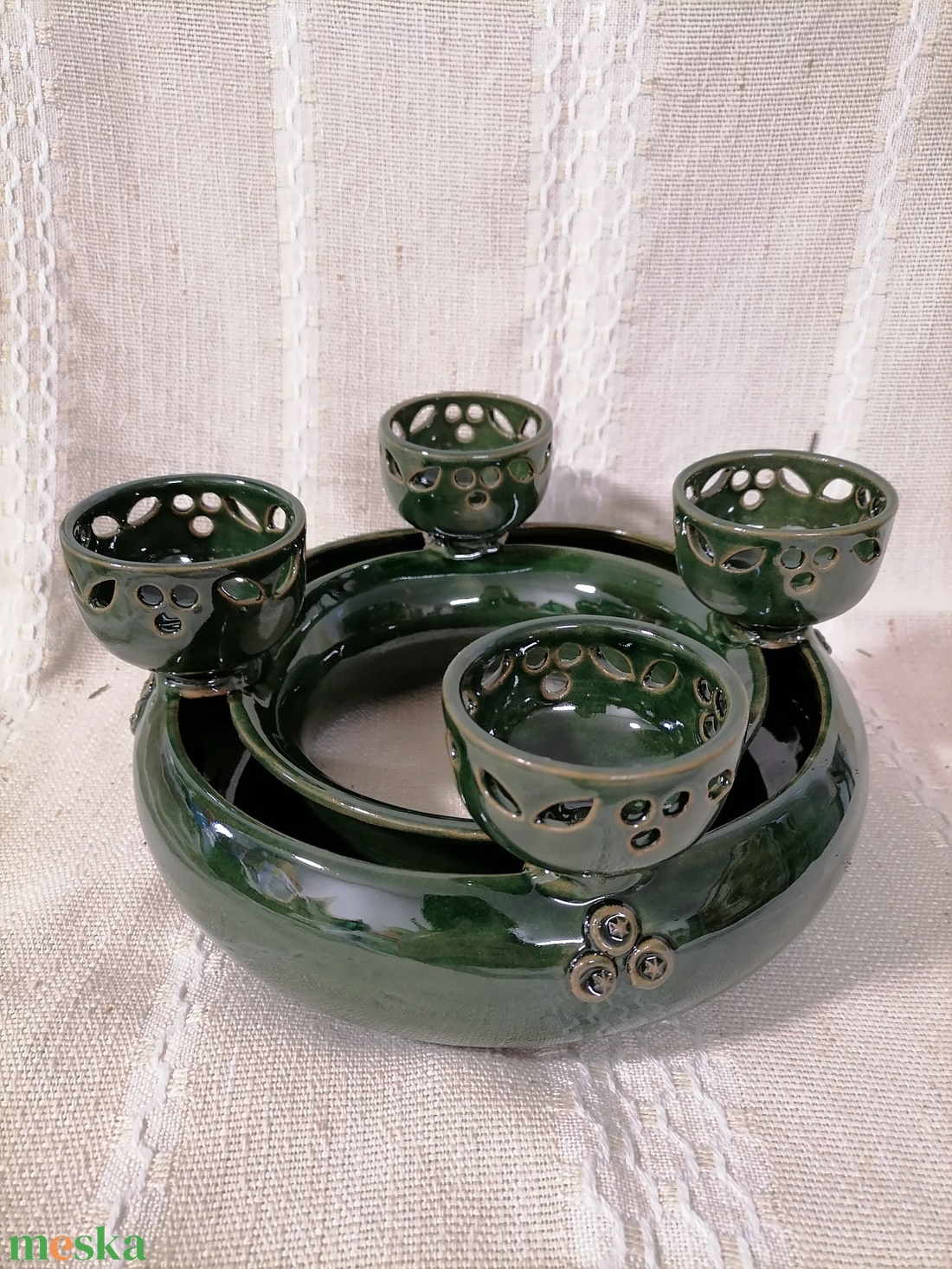  Adventi koszorú 9. - karácsony - adventi díszek - adventi koszorú - Meska.hu