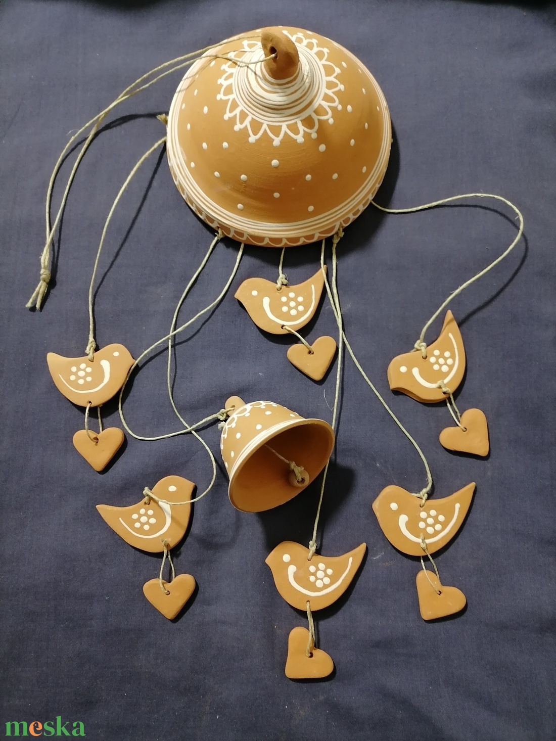 Szélcsengő madárkás - otthon & életmód - ház & kert - szélcsengő - Meska.hu