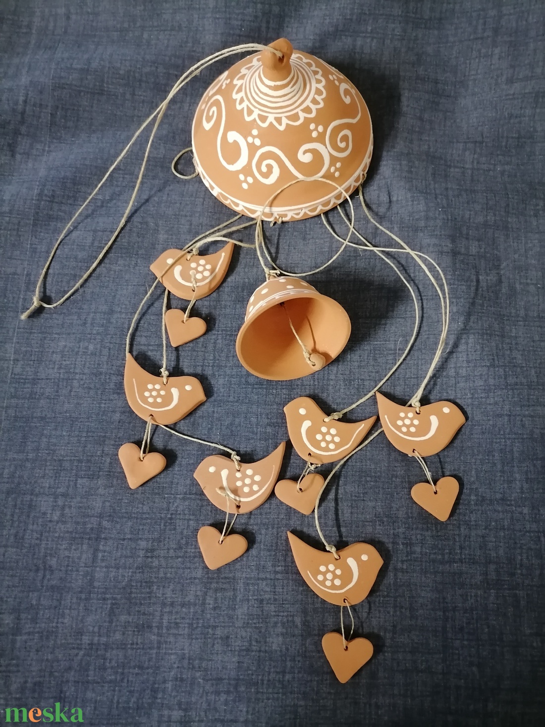 Szélcsengő madárkás - otthon & életmód - ház & kert - szélcsengő - Meska.hu