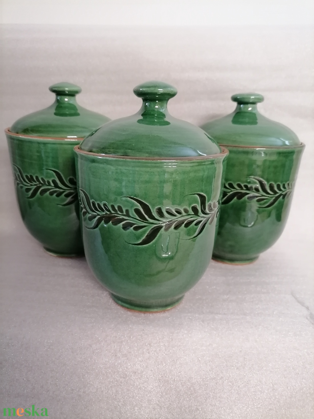 Túri zöld  bögrék Rékának - otthon & életmód - konyhafelszerelés, tálalás - tálalás - bögre & csésze - Meska.hu