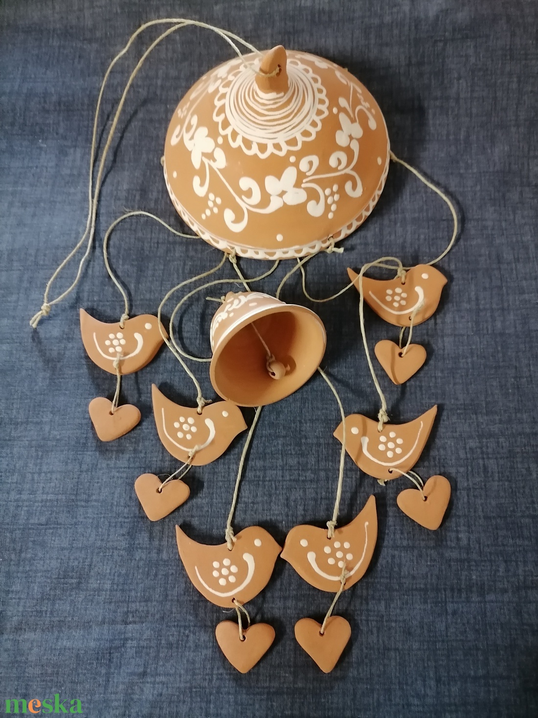 Szélcsengő madárkás - otthon & életmód - ház & kert - szélcsengő - Meska.hu