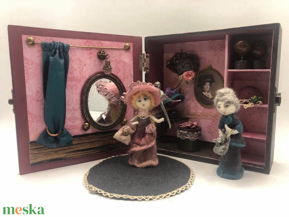 KALAPSZALON NEMEZ BABÁKKAL - otthon & életmód - dekoráció - Meska.hu