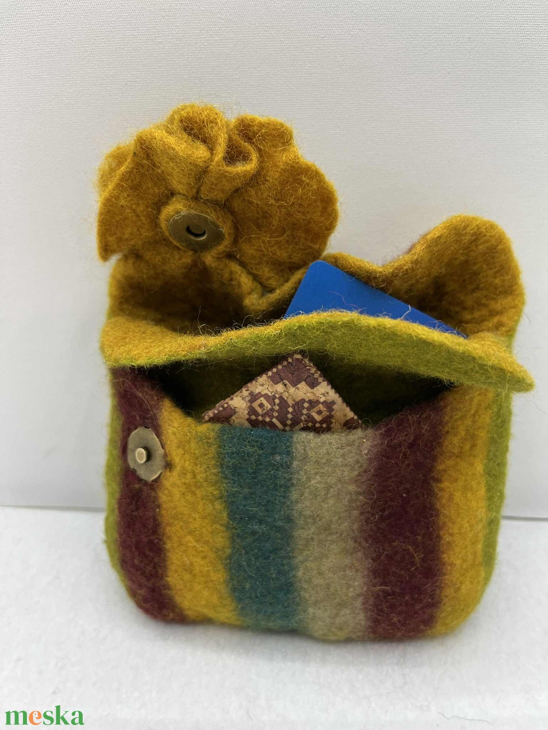 Nemez pénztárca  - táska & tok - kézitáska & válltáska - kézitáska - Meska.hu