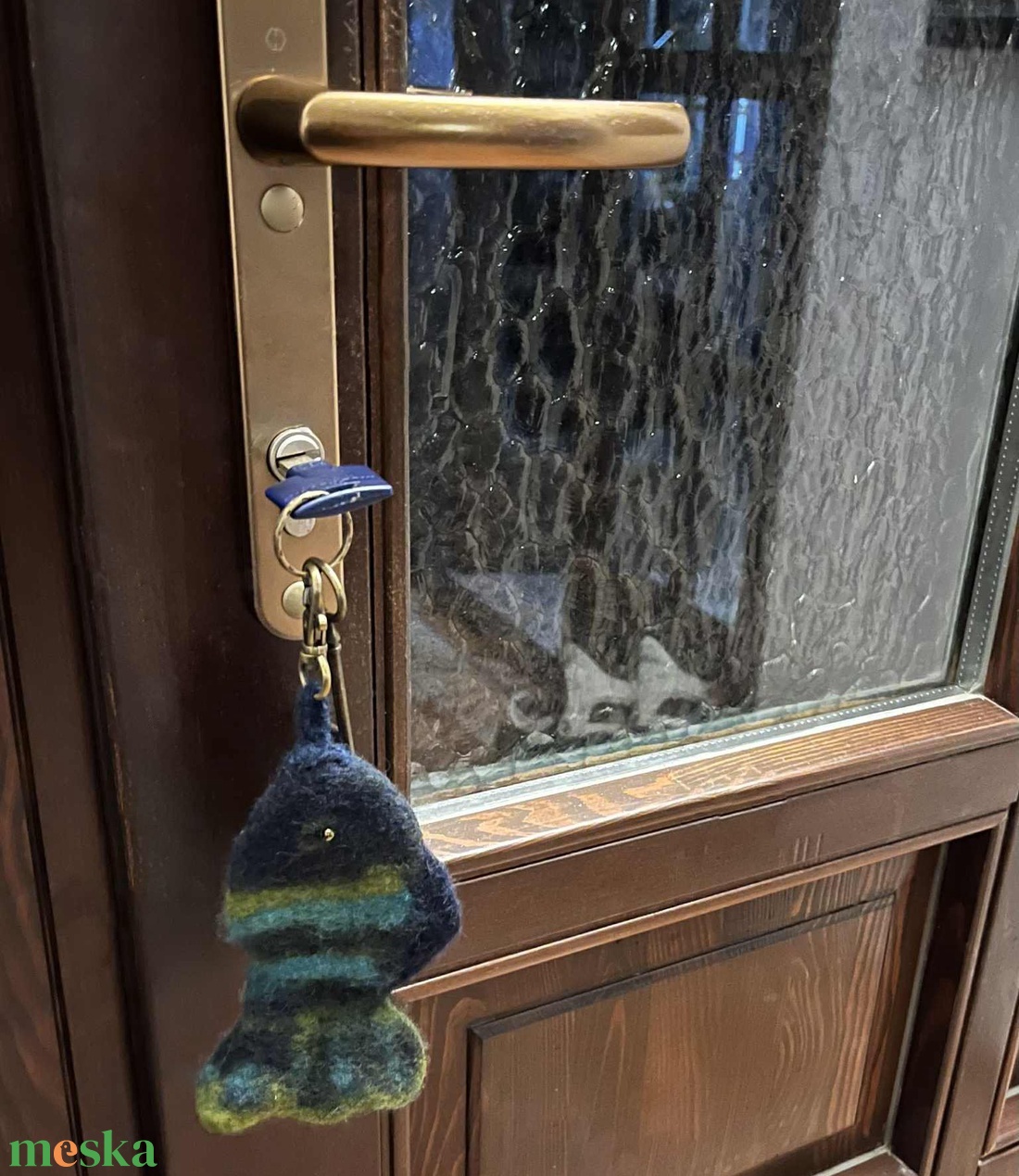 Kulcstartó nemez halacska - táska & tok - kulcstartó & táskadísz - táskadísz - Meska.hu