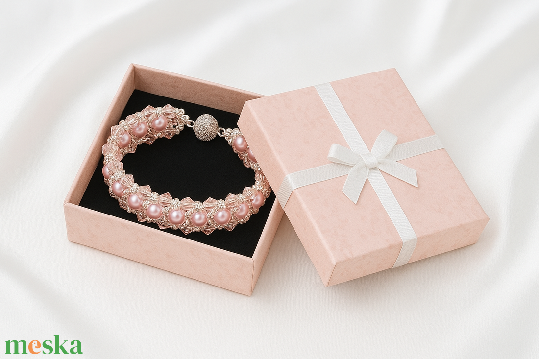 Carla - ékszer - karkötő - gyöngyös karkötő - Meska.hu