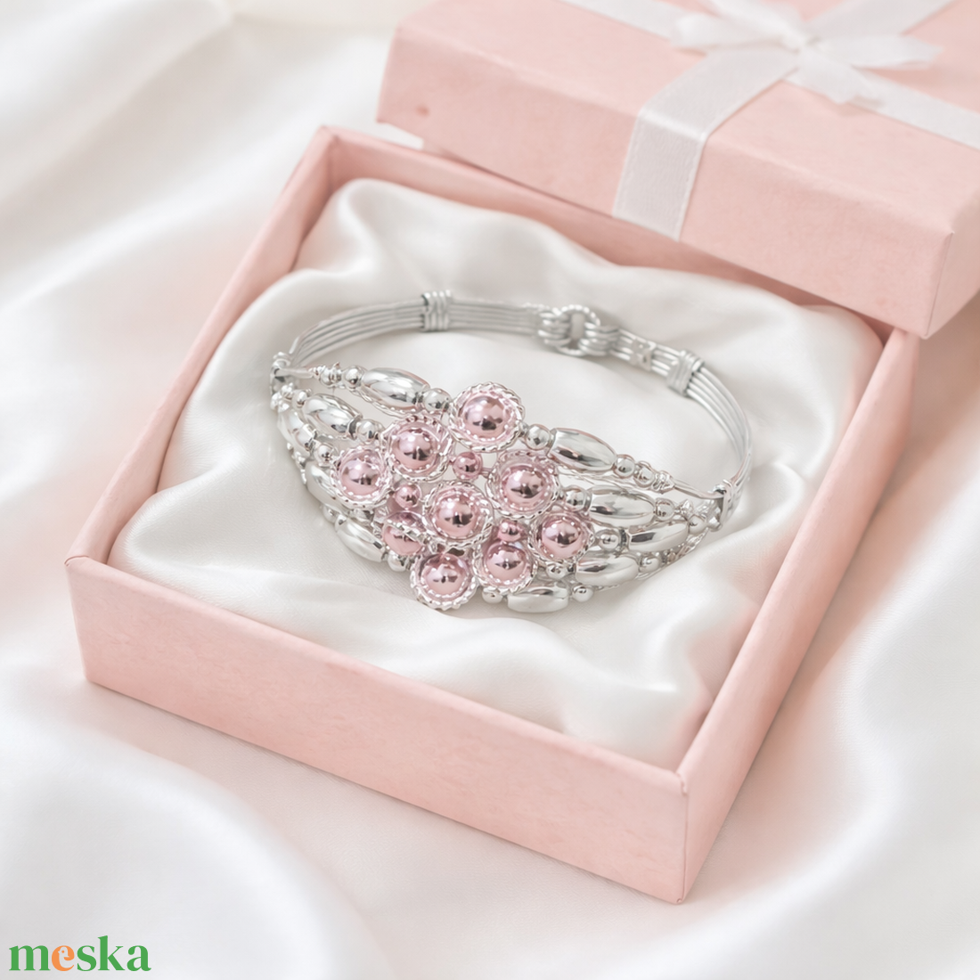 Hematit Aura  - ékszer - karkötő - karperec - Meska.hu