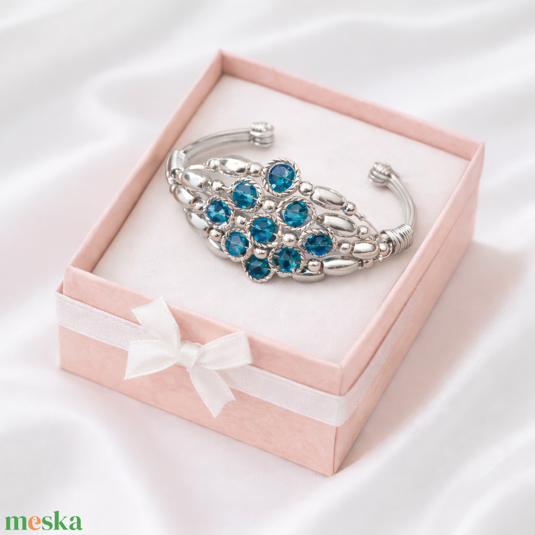 Hematit Aura  - ékszer - karkötő - karperec - Meska.hu