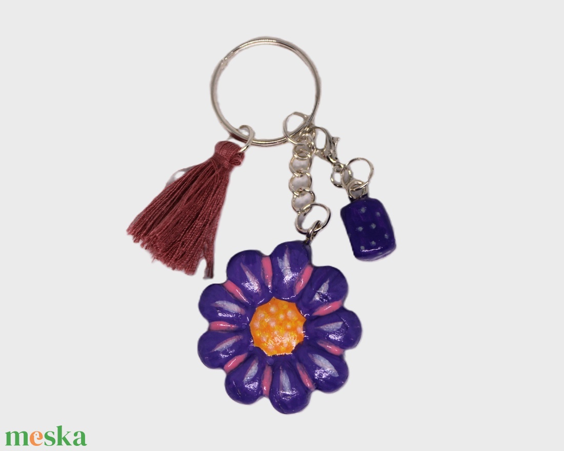 Lila virágos női ajándékcsomag - ékszer - ékszerszett - Meska.hu