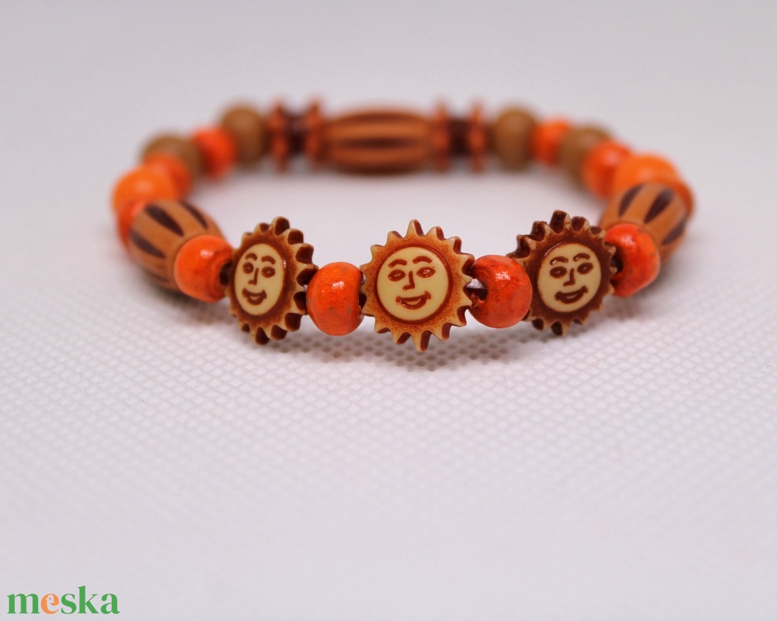 Női Napocskás karkötő - ékszer - karkötő - gyöngyös karkötő - Meska.hu