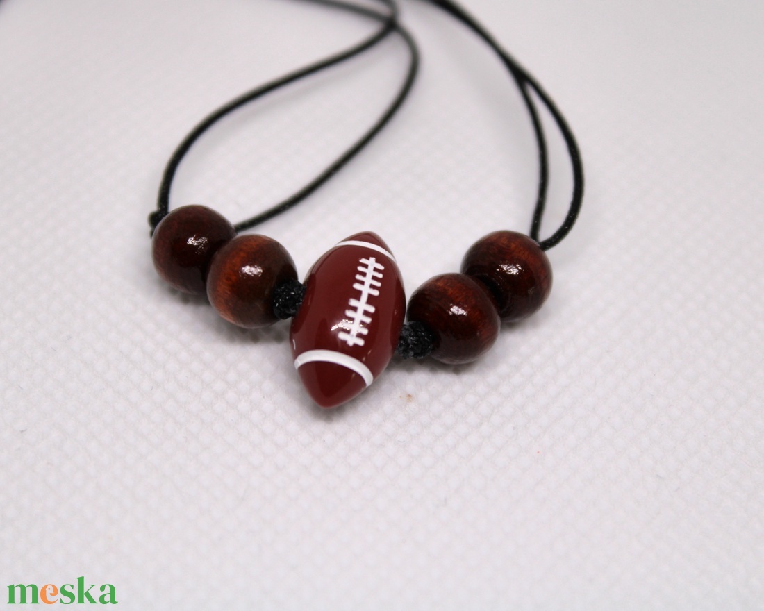 Amerikai Football karkötő - ékszer - karkötő - fonott karkötő - Meska.hu