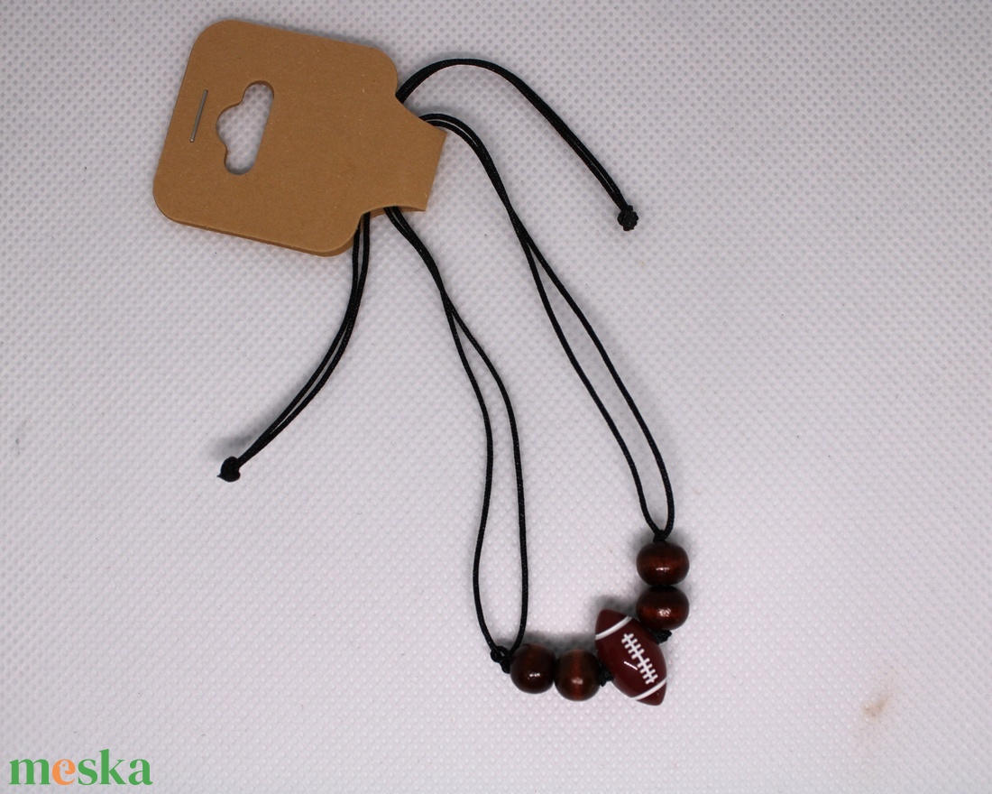 Amerikai Football karkötő - ékszer - karkötő - fonott karkötő - Meska.hu