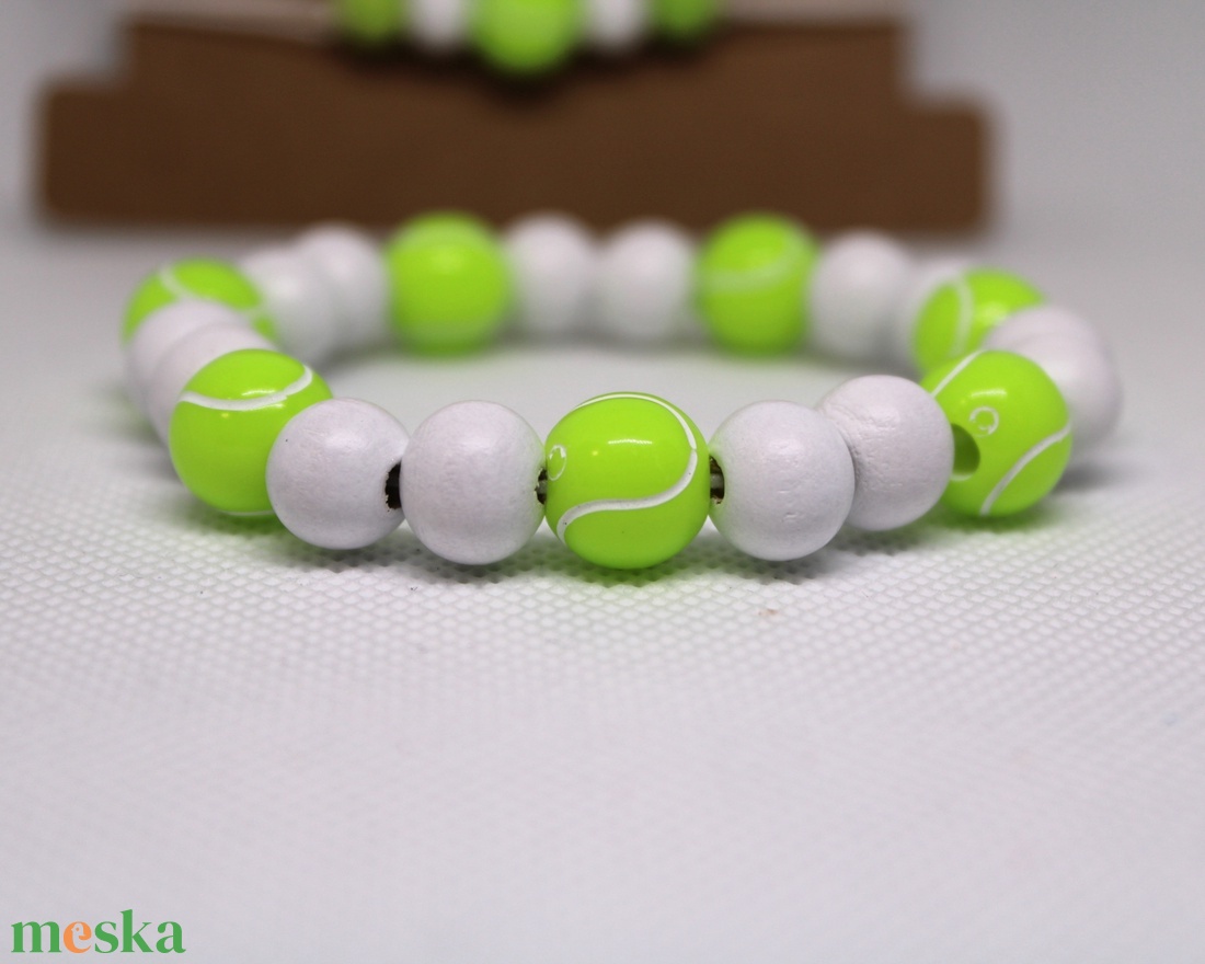 Tennis karkötő szett - ékszer - karkötő - gyöngyös karkötő - Meska.hu