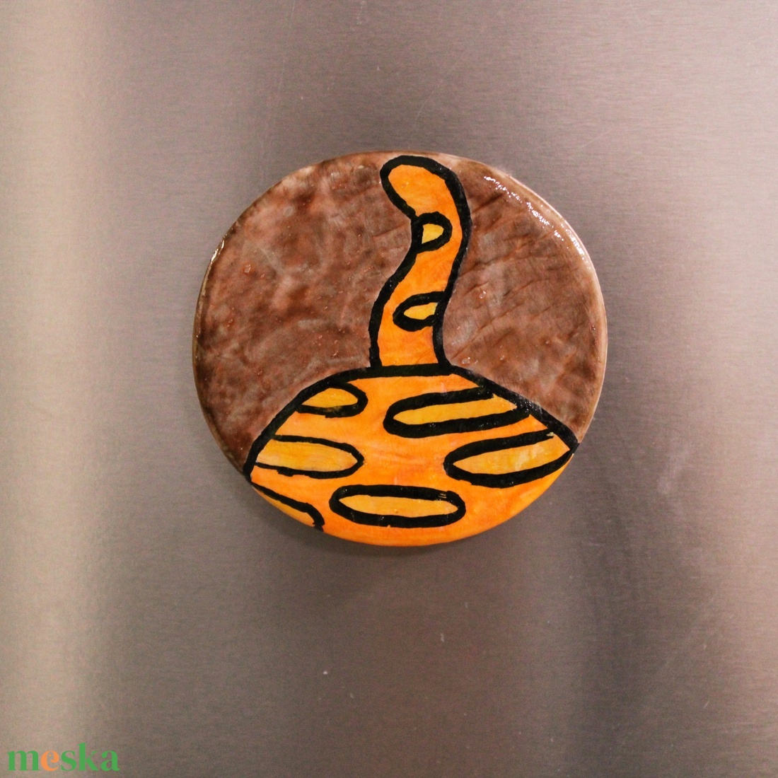 Cicás hűtőmágnes - otthon & életmód - konyhafelszerelés, tálalás - konyhai dekoráció - hűtőmágnes - Meska.hu