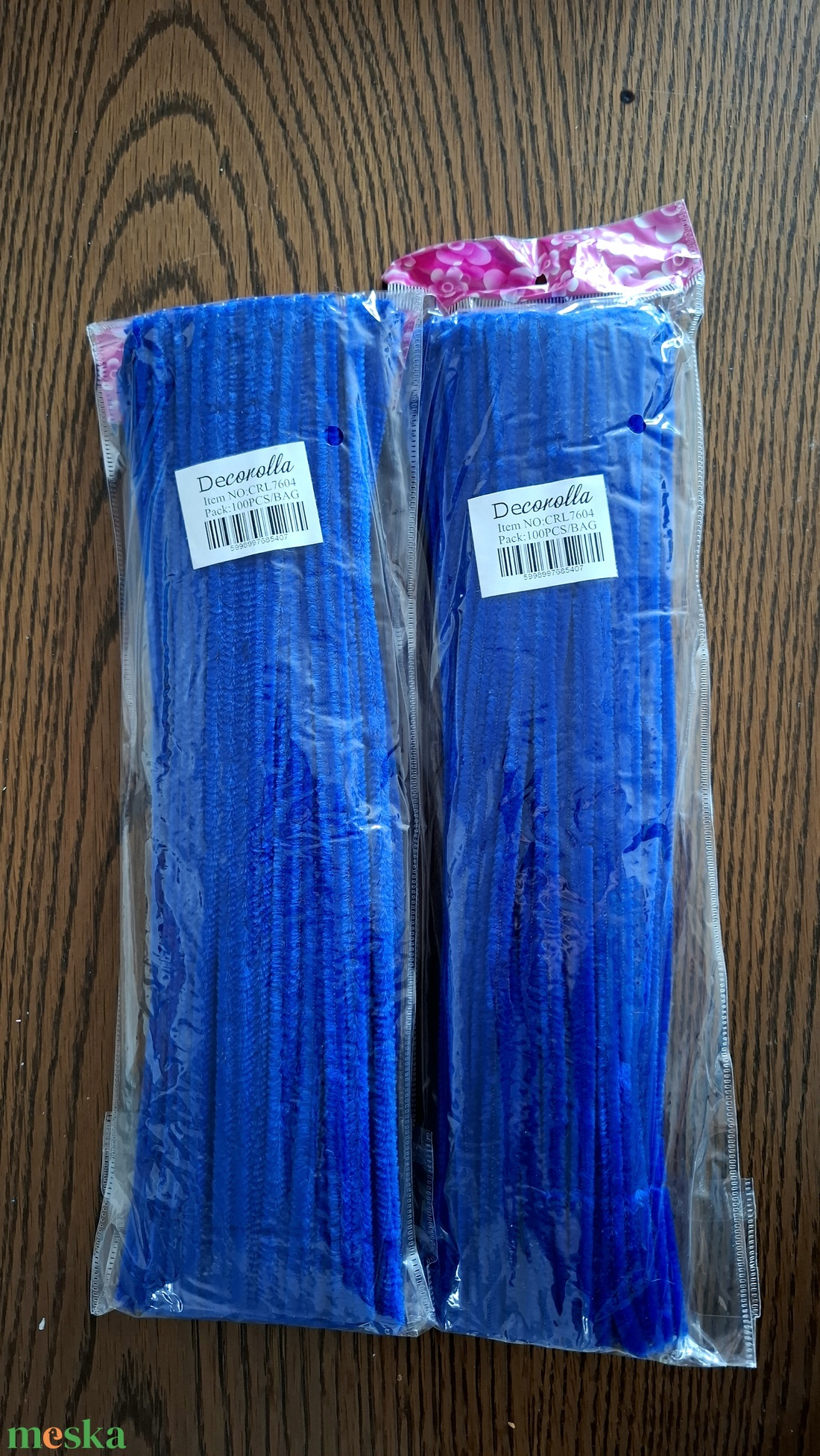 Sötétkék Zsenília drót - kellékek & szerszámok - vegyes alapanyag - zsenília - Meska.hu