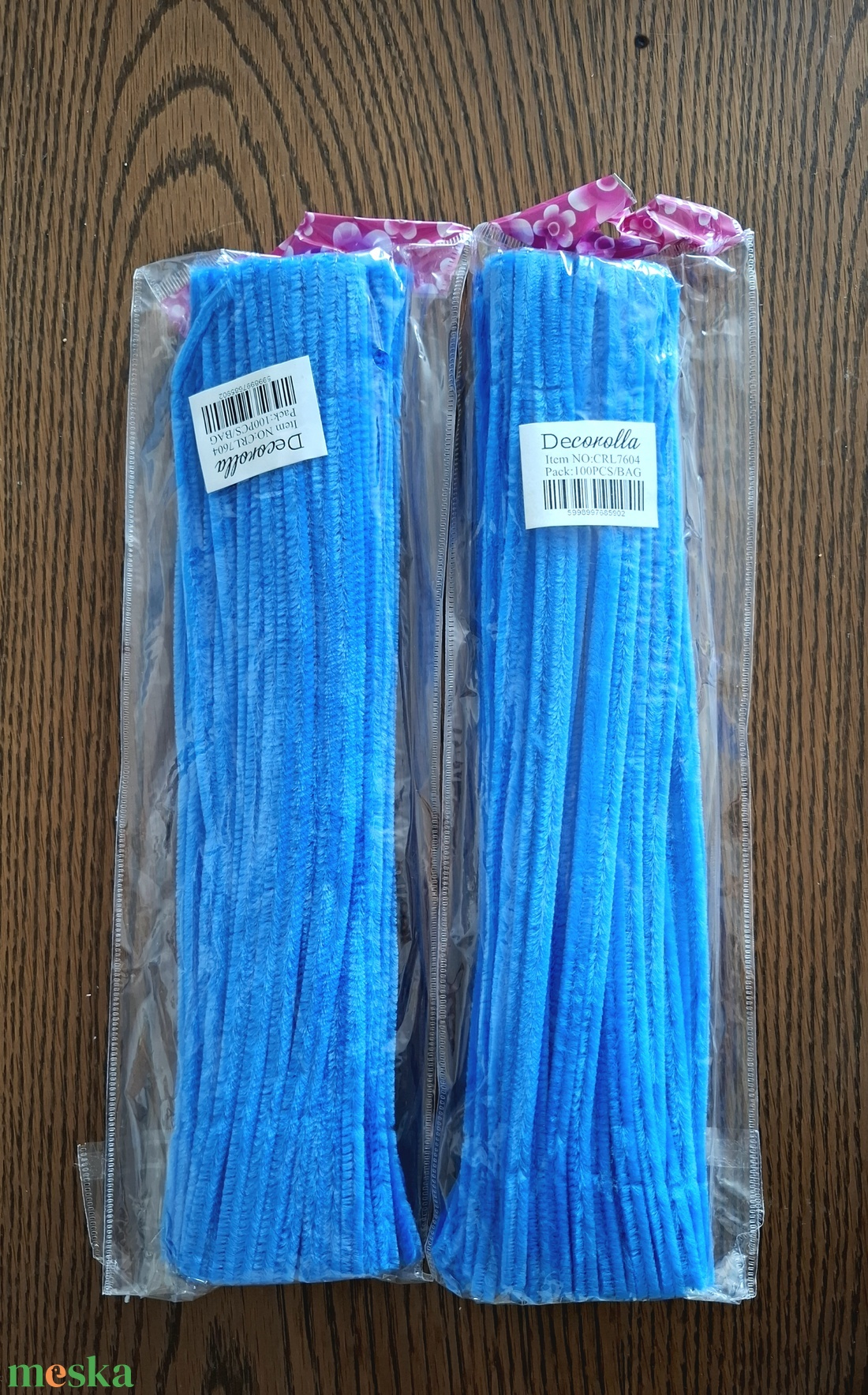 Kék Zsenília drót - kellékek & szerszámok - vegyes alapanyag - zsenília - Meska.hu