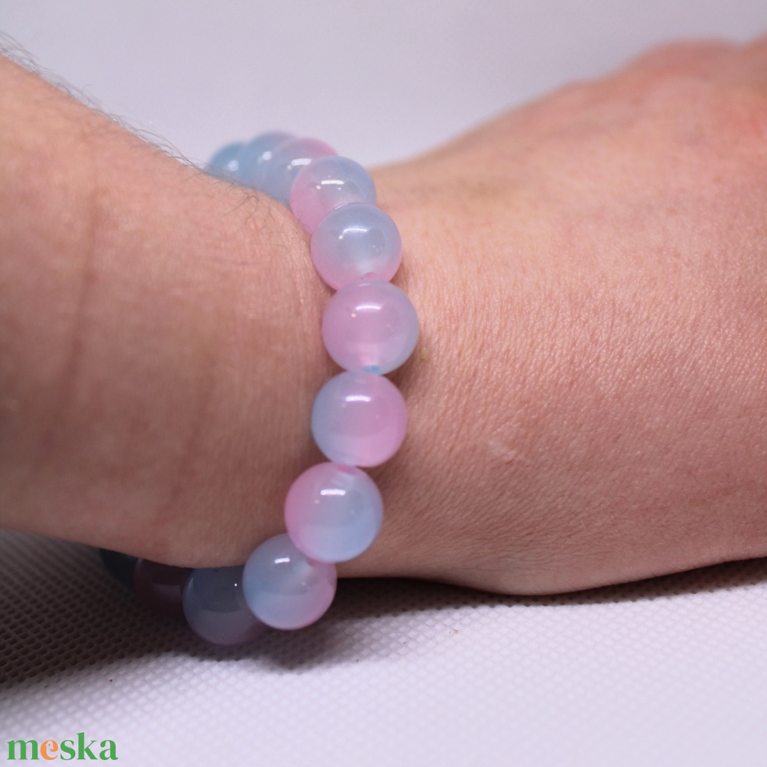 Üveggyöngy karkötő - ékszer - karkötő - gyöngyös karkötő - Meska.hu