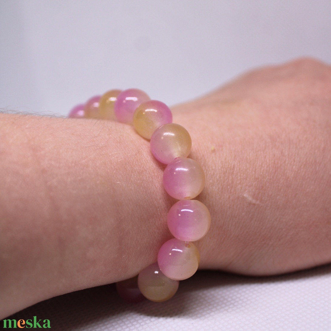 Üveggyöngy karkötő - ékszer - karkötő - gyöngyös karkötő - Meska.hu