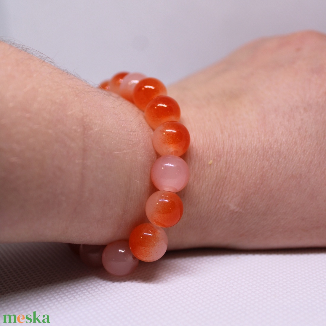 Üveggyöngy karkötő - ékszer - karkötő - gyöngyös karkötő - Meska.hu