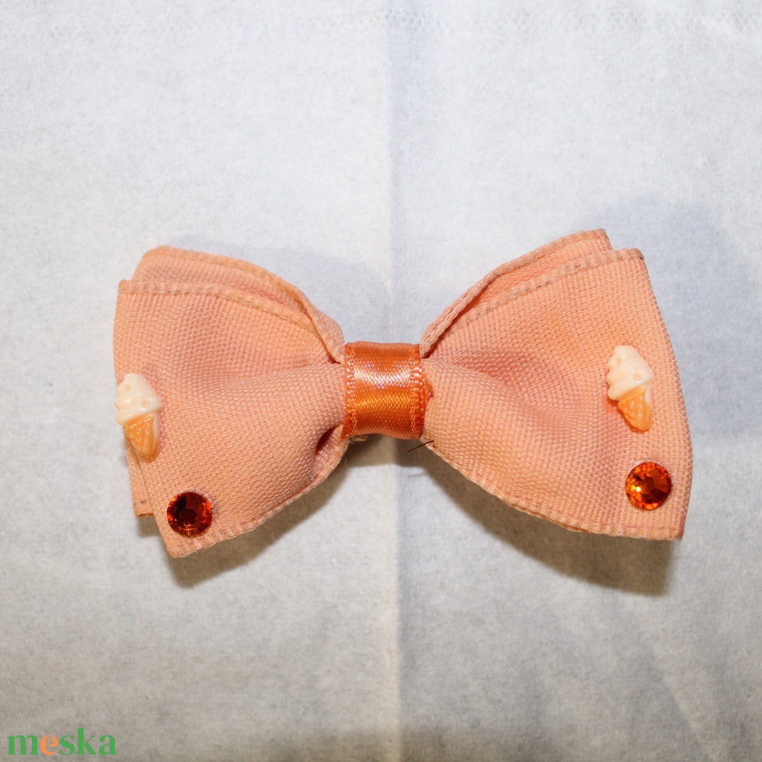 Fagyis masnis kislány francia hajcsat - ruha & divat - hajdísz & hajcsat - hajcsat & hajtű - Meska.hu