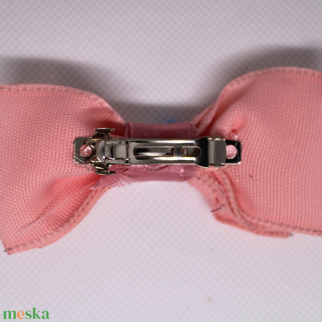 Nyuszis masnis kislány francia hajcsat - ruha & divat - hajdísz & hajcsat - hajcsat & hajtű - Meska.hu