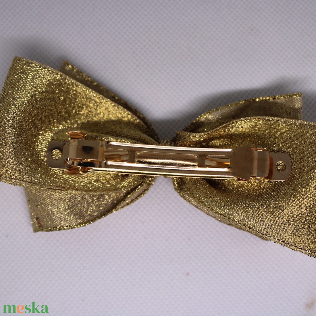 Arany masnis kislány francia hajcsat - ruha & divat - hajdísz & hajcsat - hajcsat & hajtű - Meska.hu