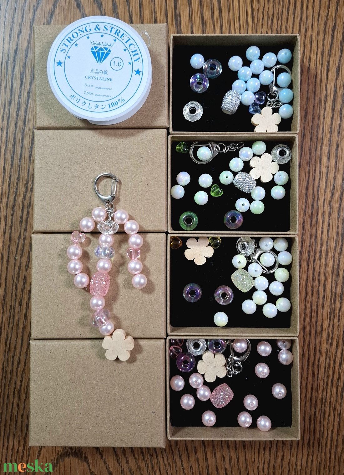 DIY karkötő/kulcstartó szett - diy (csináld magad) - egységcsomag - Meska.hu