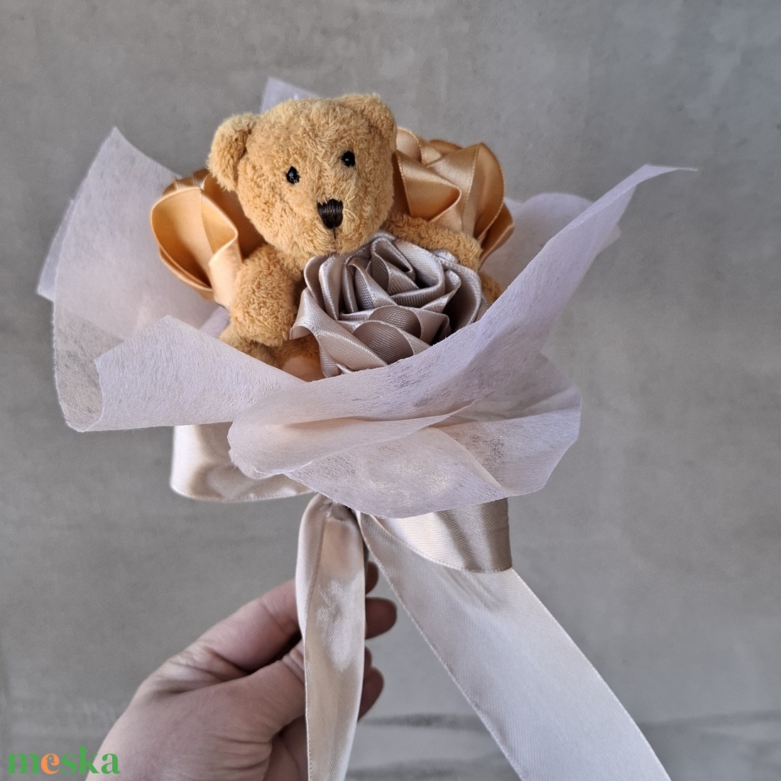 Mini ballagási csokor - otthon & életmód - virágdekoráció - virágok - virágcsokor - Meska.hu