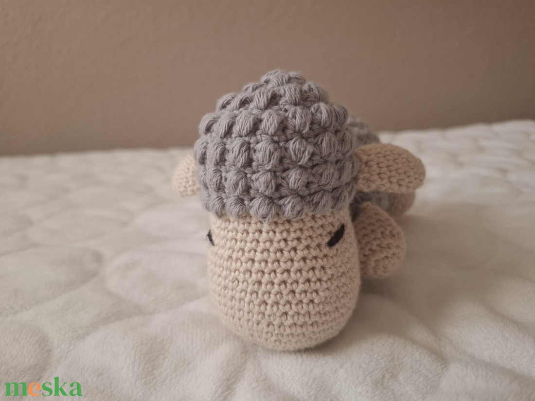 Horgolt puha bari figura - játék & sport - plüssállat & játékfigura - plüss bárány - Meska.hu