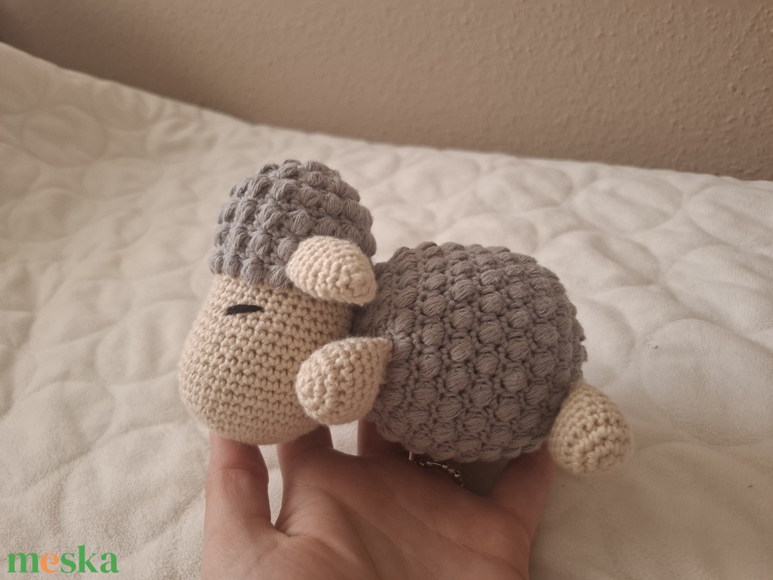 Horgolt puha bari figura - játék & sport - plüssállat & játékfigura - plüss bárány - Meska.hu