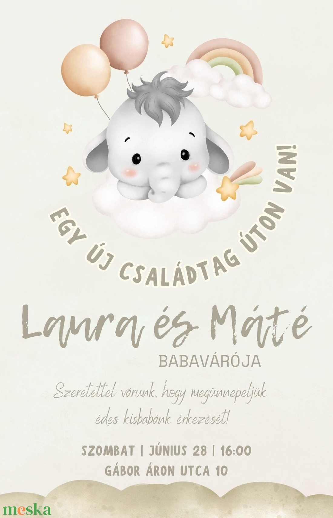 Stílusos babaváró meghívó - Egy új családtag úton van! - otthon & életmód - papír, írószer - ajándékozás kellékei - meghívó - Meska.hu Stílusos babaváró meghívó - Egy új családtag úton van! - otthon & életmód - papír, írószer - ajándékozás kellékei - meghívó - Meska.hu