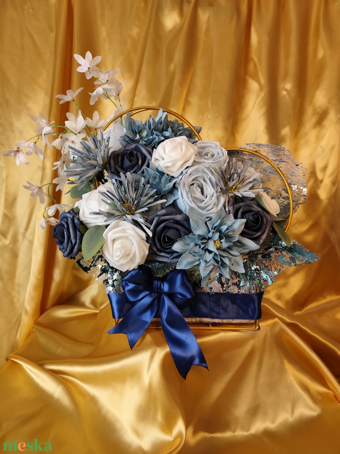 Egyedi Örök Virágkosár - otthon & életmód - dekoráció - virágdísz és tartó - csokor & virágdísz - Meska.hu