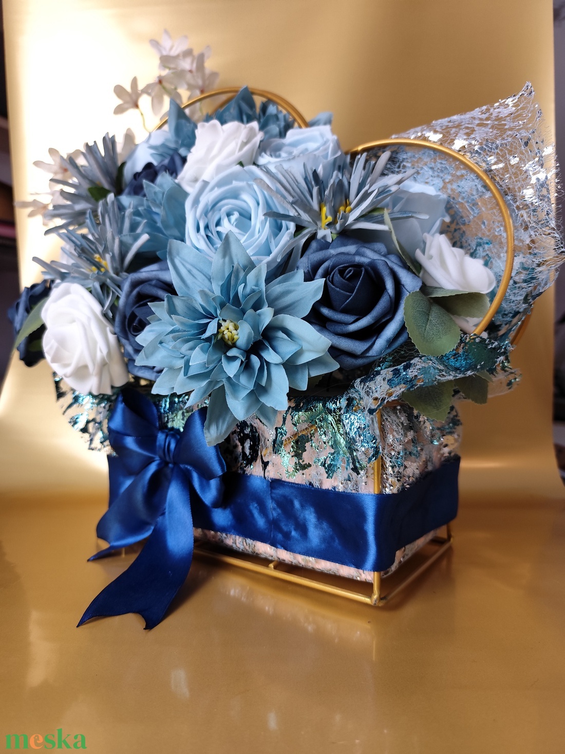 Egyedi Örök Virágkosár - otthon & életmód - dekoráció - virágdísz és tartó - csokor & virágdísz - Meska.hu