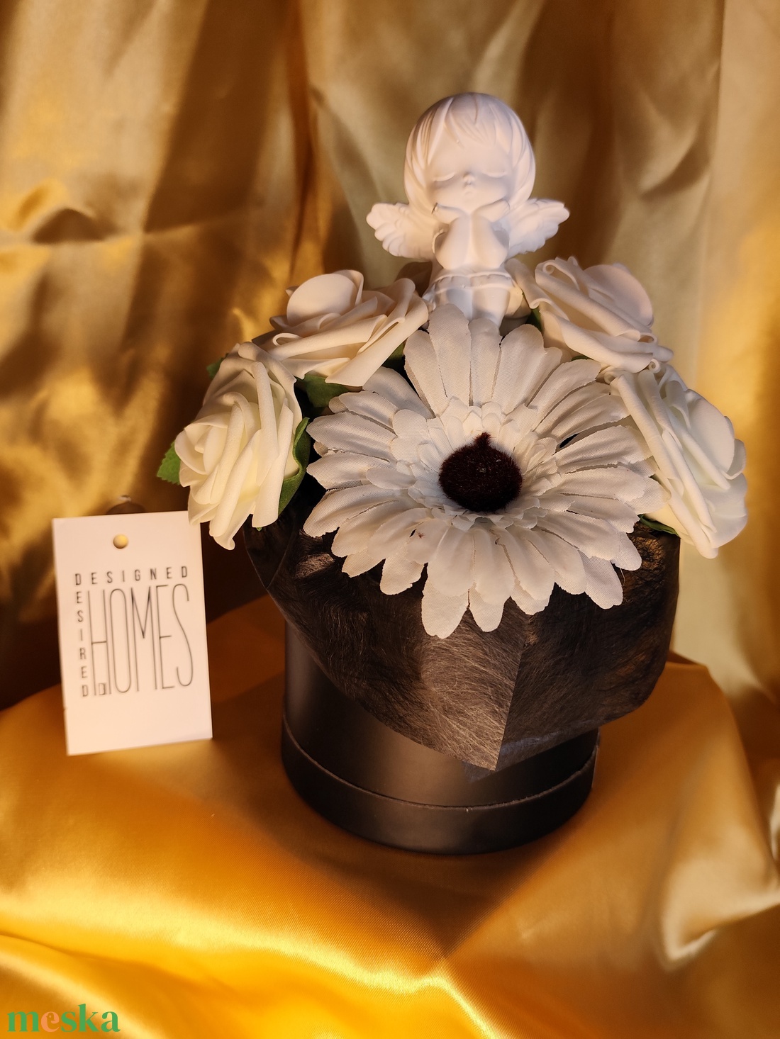 Emlékezés - angyalkás disz - otthon & életmód - dekoráció - asztal és polc dekoráció - asztaldísz - Meska.hu