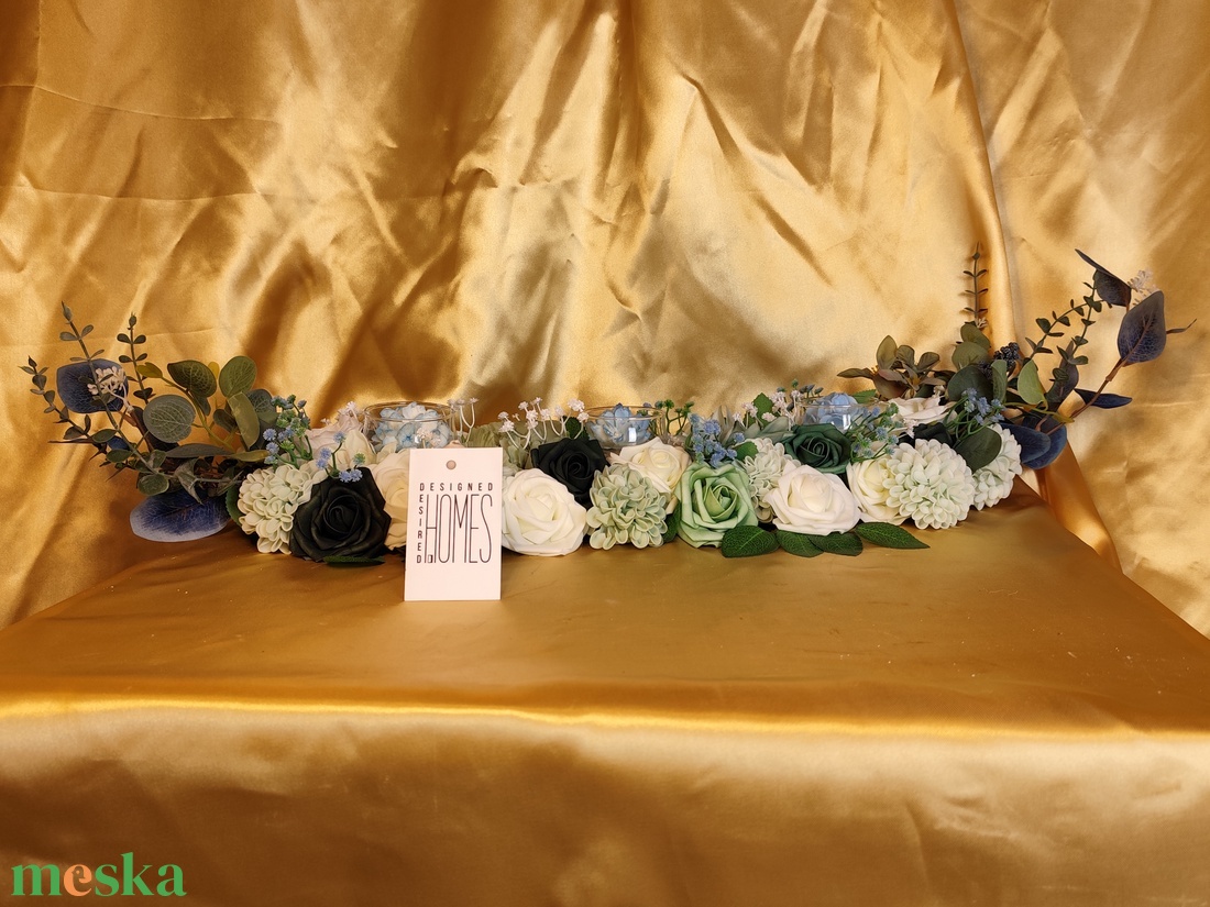 Különleges sokvirágú asztali disz - otthon & életmód - dekoráció - asztal és polc dekoráció - asztaldísz - Meska.hu