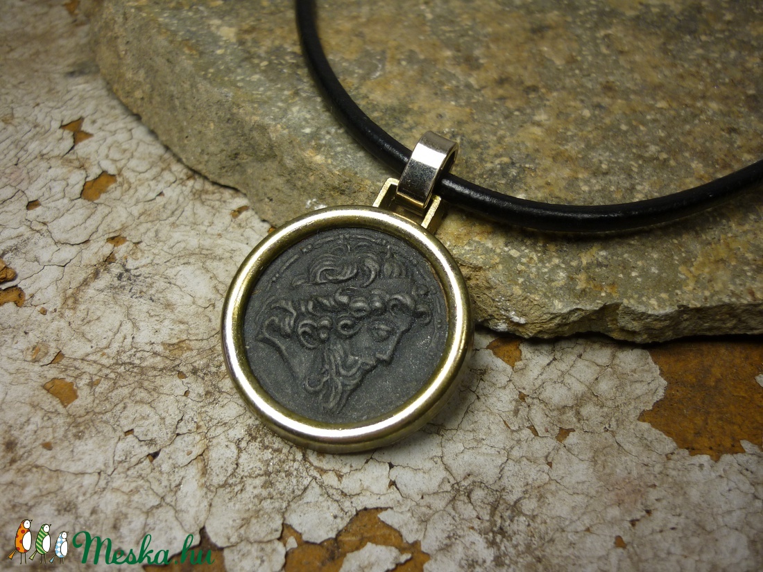  Görög isten - medálos férfi nyaklánc -  - Meska.hu