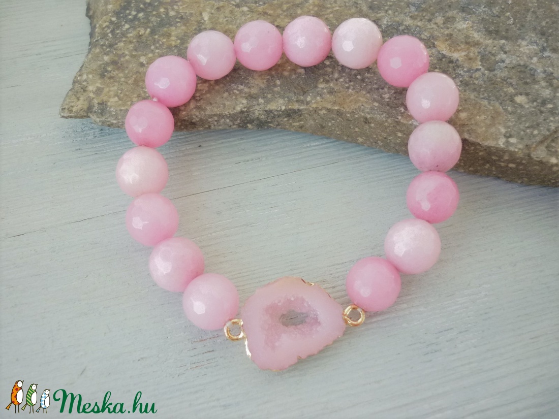 Csodabarlang - pink morganit ásvány karkötő - ékszer - karkötő - bogyós karkötő - Meska.hu Csodabarlang - pink morganit ásvány karkötő - ékszer - karkötő - bogyós karkötő - Meska.hu