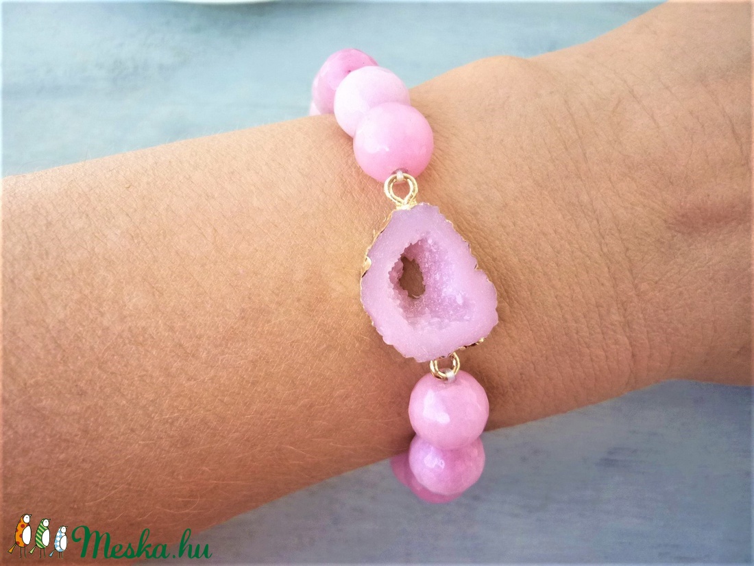 Csodabarlang - pink morganit ásvány karkötő - ékszer - karkötő - bogyós karkötő - Meska.hu Csodabarlang - pink morganit ásvány karkötő - ékszer - karkötő - bogyós karkötő - Meska.hu