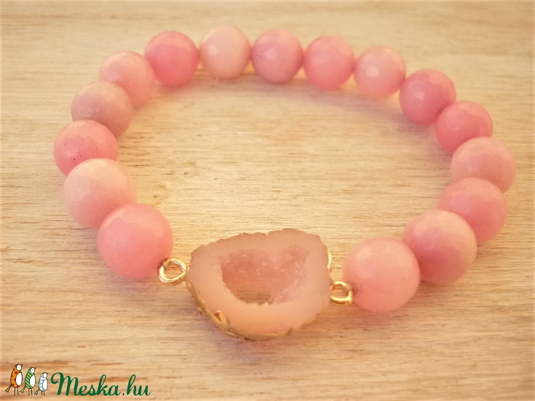 Csodabarlang - pink morganit ásvány karkötő - ékszer - karkötő - bogyós karkötő - Meska.hu Csodabarlang - pink morganit ásvány karkötő - ékszer - karkötő - bogyós karkötő - Meska.hu