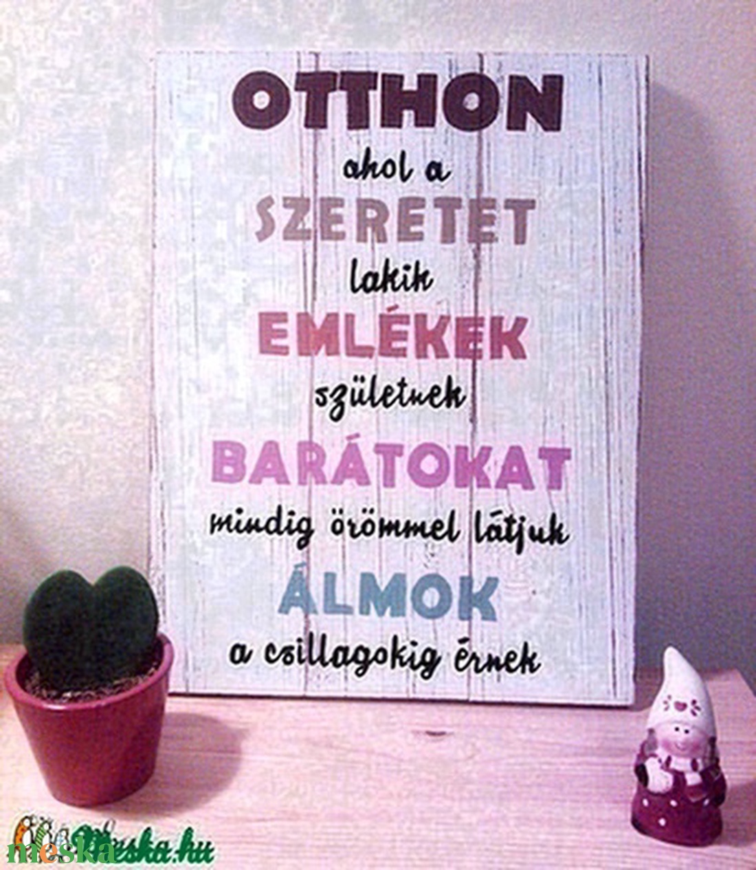 Koptatott, otthon feliratos táblakép - otthon & életmód - dekoráció - kép & falikép - táblakép - Meska.hu Koptatott, otthon feliratos táblakép - otthon & életmód - dekoráció - kép & falikép - táblakép - Meska.hu