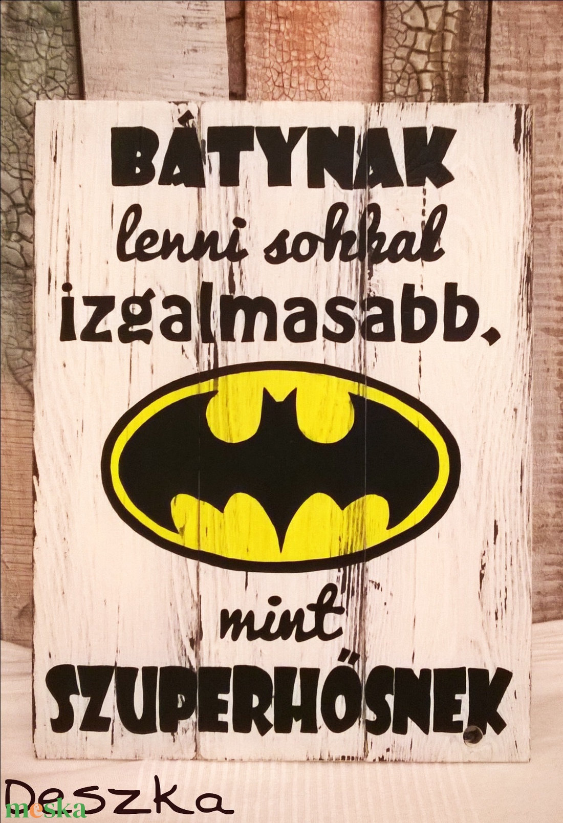 Koptatott deszkakép gyerekszobába - otthon & életmód - dekoráció - kép & falikép - táblakép - Meska.hu