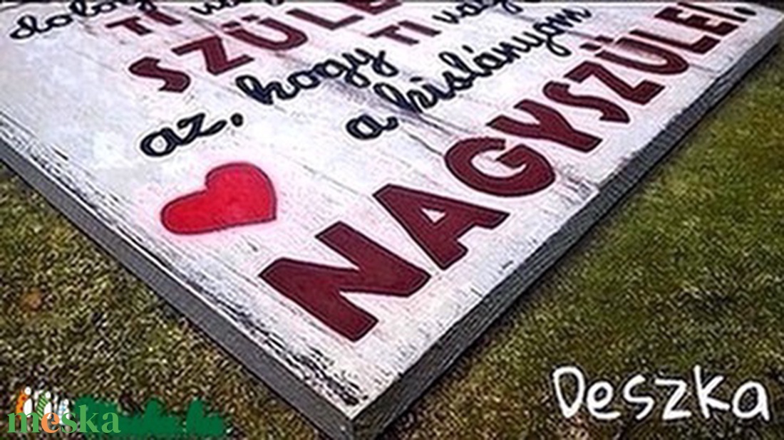 Köszönet a nagyszülőknek koptatott fatáblára festve - otthon & életmód - dekoráció - kép & falikép - táblakép - Meska.hu Köszönet a nagyszülőknek koptatott fatáblára festve - otthon & életmód - dekoráció - kép & falikép - táblakép - Meska.hu