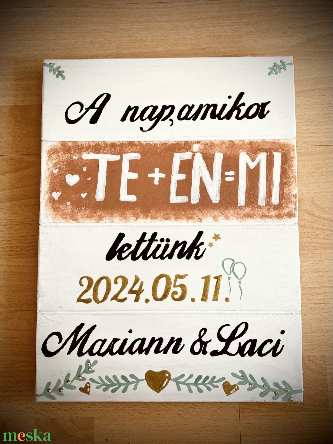 Te + Én = Mi esküvői deszka - esküvő - dekoráció - tábla & jelzés - Meska.hu Te + Én = Mi esküvői deszka - esküvő - dekoráció - tábla & jelzés - Meska.hu