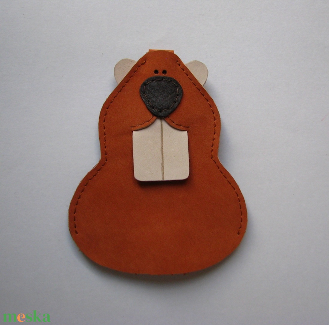 Hódos hagyományos kulcstartó - táska & tok - kulcstartó & táskadísz - kulcstartó - Meska.hu