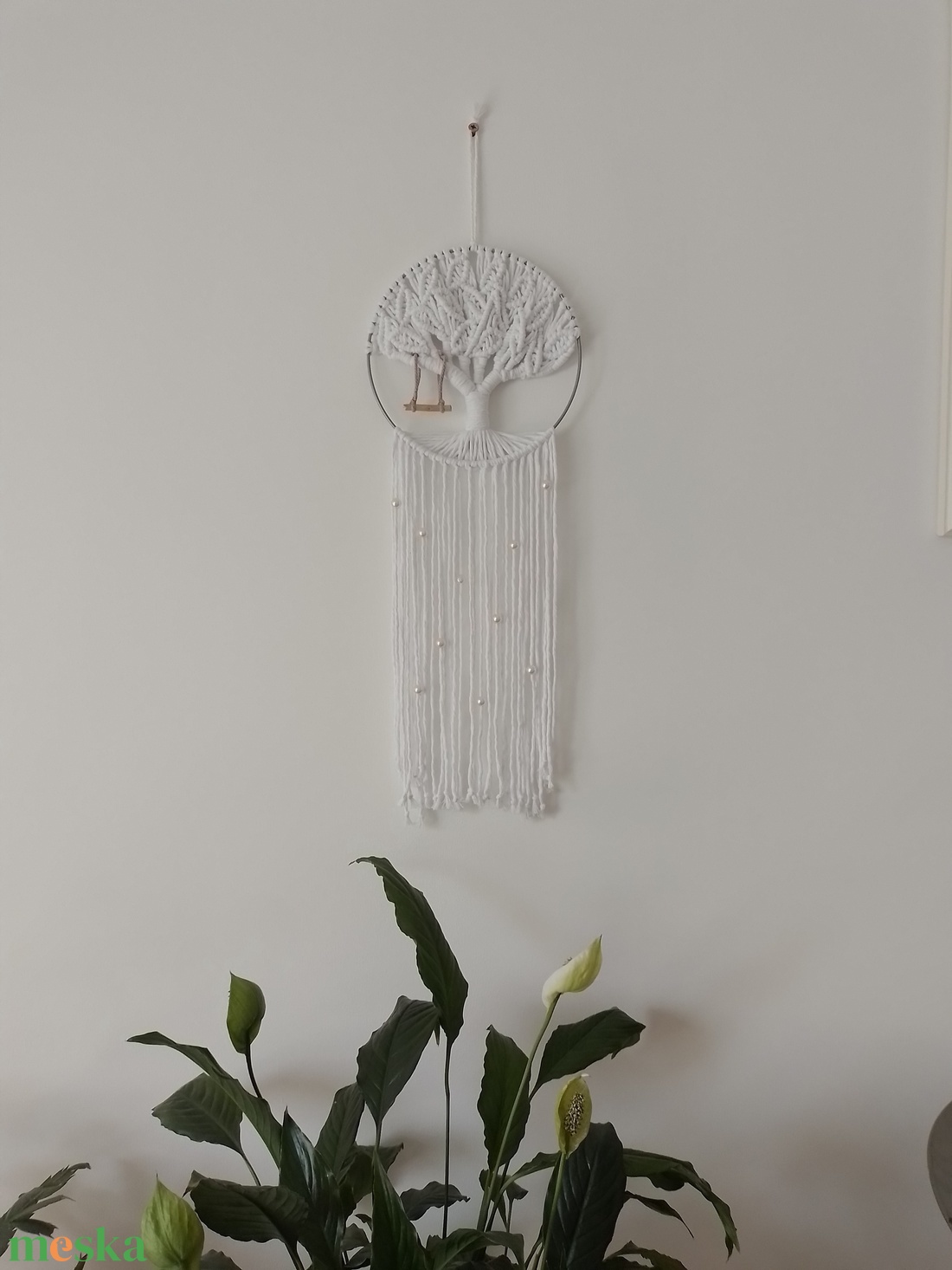 életfa 20 cm átmérőjű karikán - otthon & életmód - dekoráció - spiritualitás - mandala - Meska.hu