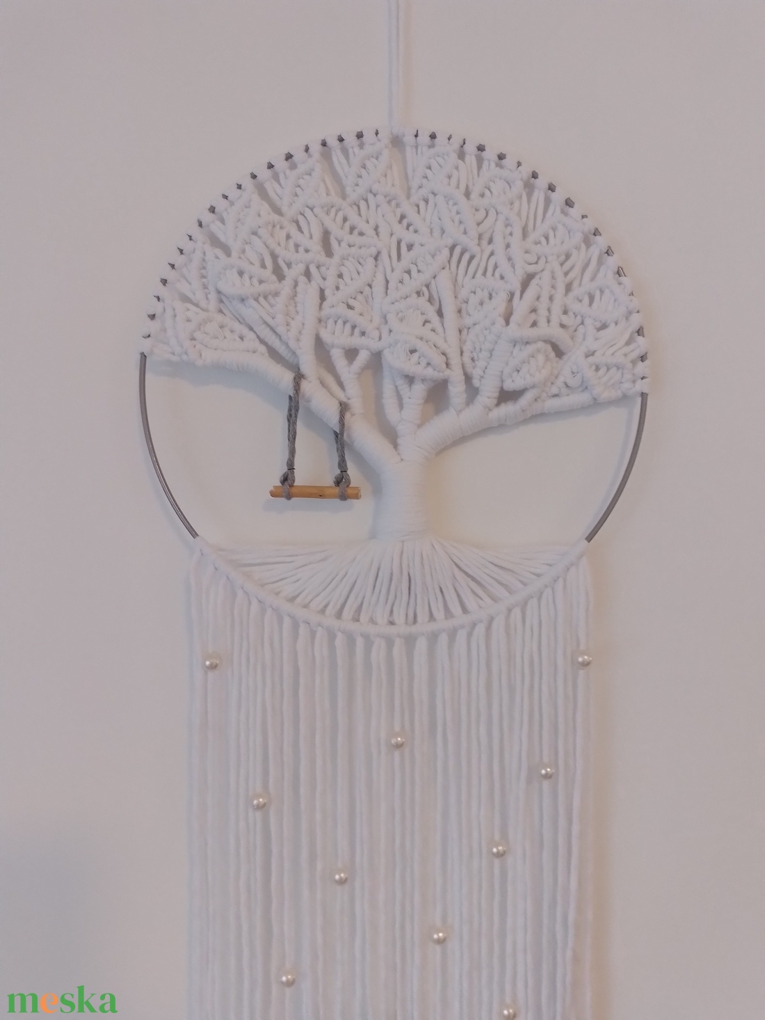 életfa 25 cm átmérőjű karikán - otthon & életmód - dekoráció - fali és függő dekoráció - falra akasztható dekor - Meska.hu