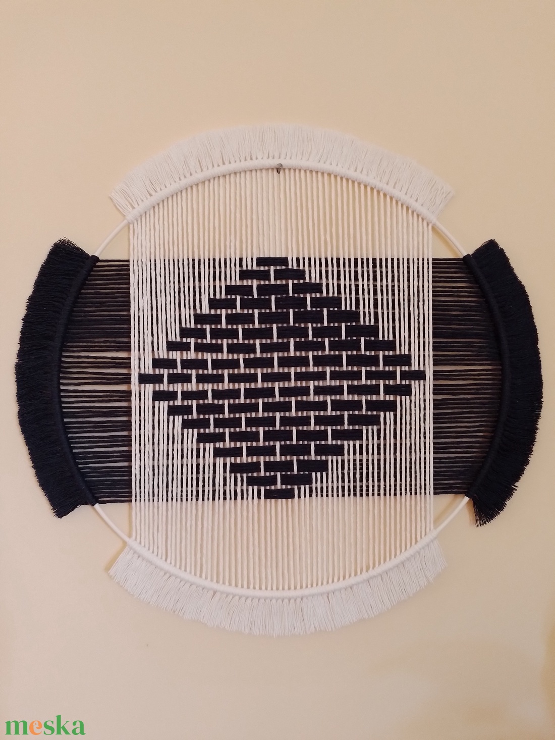 makramé falidísz V. - 40 cm - otthon & életmód - dekoráció - fali és függő dekoráció - falra akasztható dekor - Meska.hu makramé falidísz V. - 40 cm - otthon & életmód - dekoráció - fali és függő dekoráció - falra akasztható dekor - Meska.hu