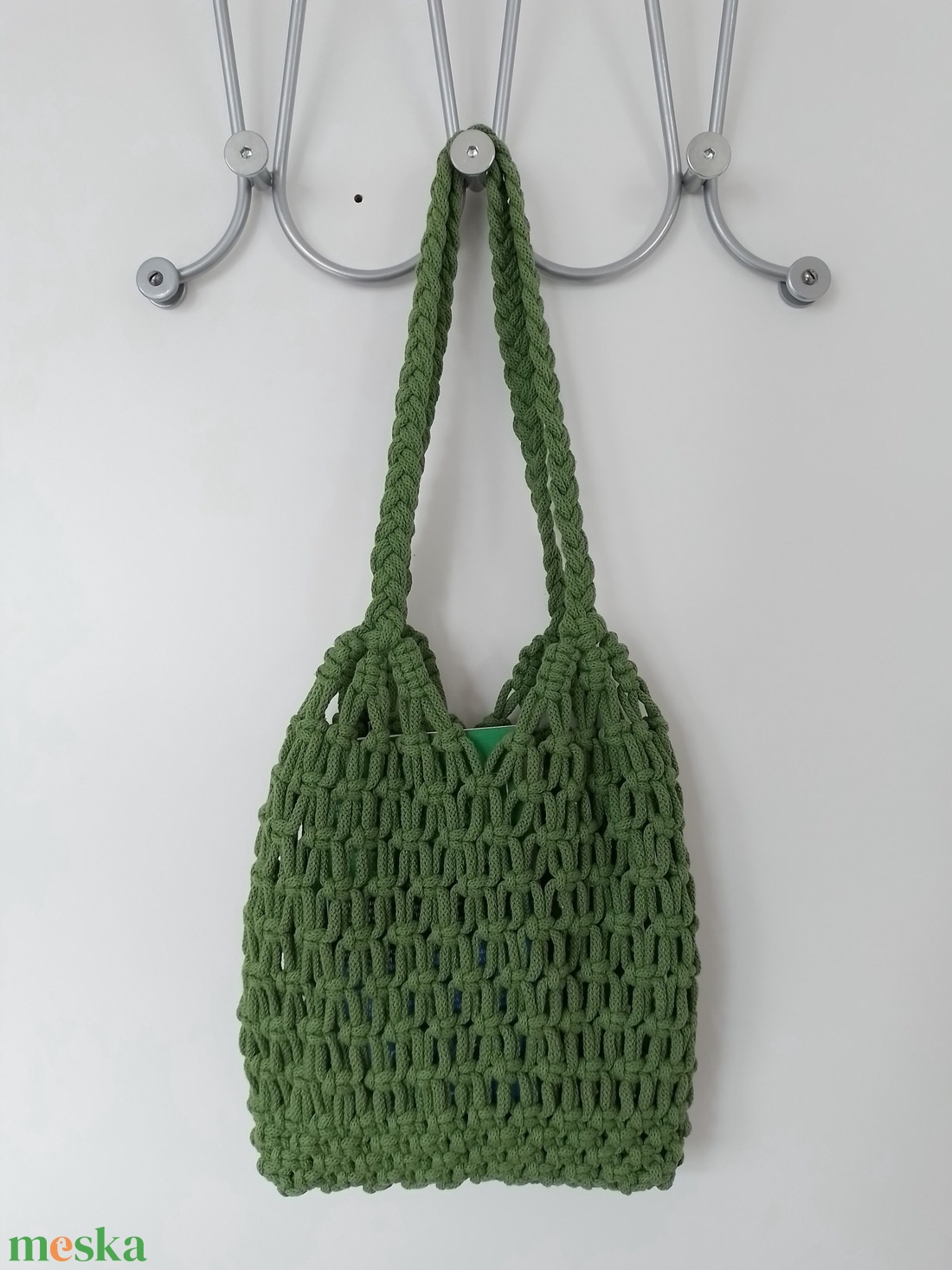 makramé hálós táska/szatyor - táska & tok - bevásárlás & shopper táska - shopper, textiltáska, szatyor - Meska.hu