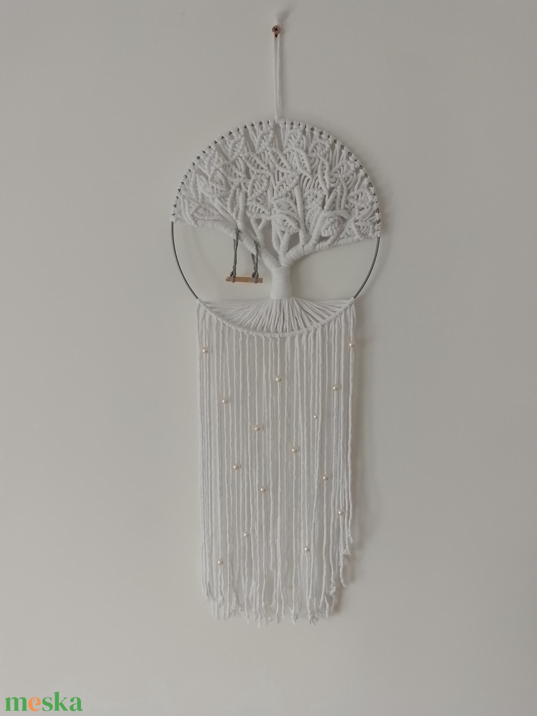 életfa 25 cm átmérőjű karikán - otthon & életmód - dekoráció - fali és függő dekoráció - falra akasztható dekor - Meska.hu